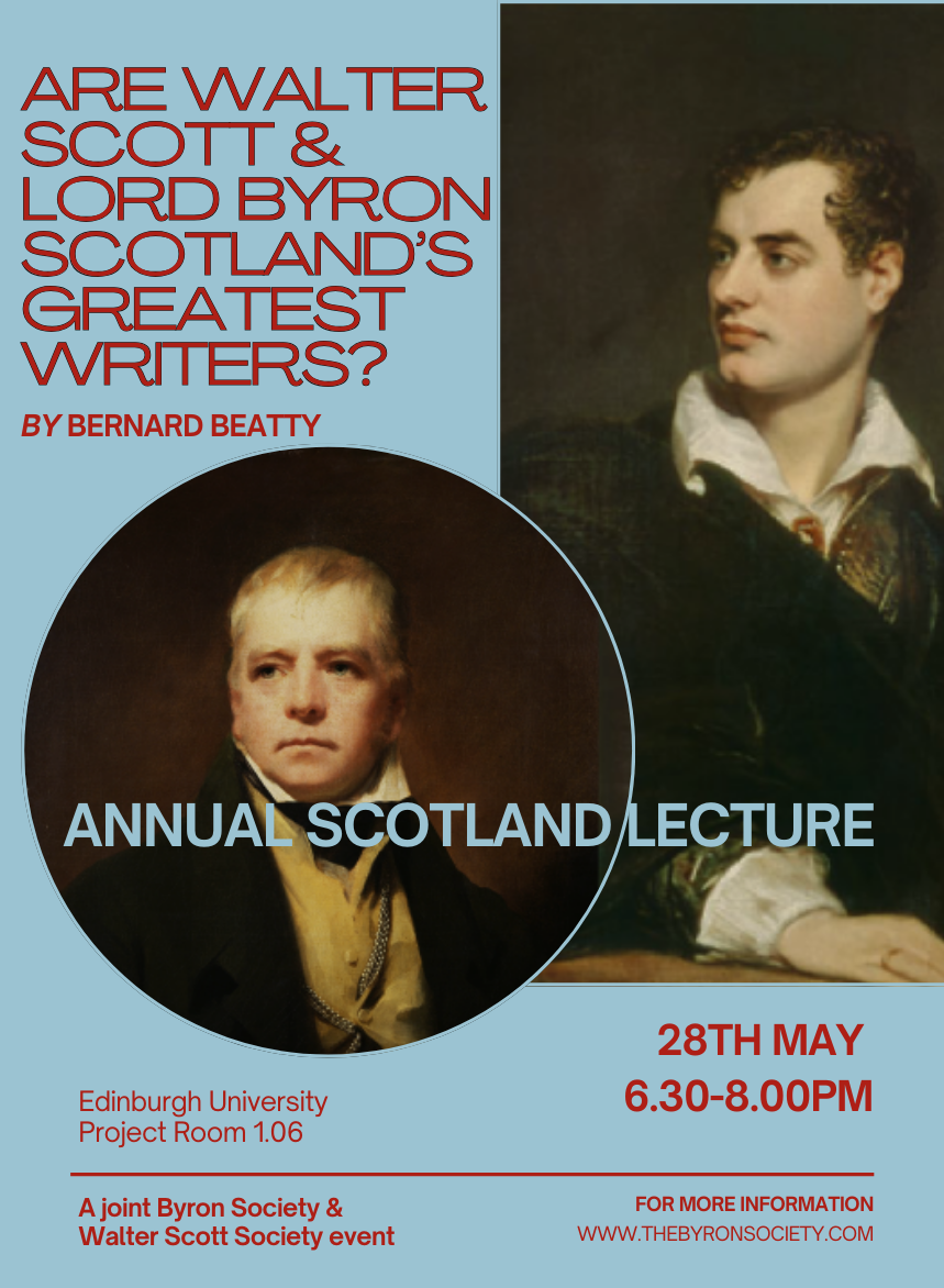 Are Walter Scott & Lord Byron Scotland’s Greatest Writers?