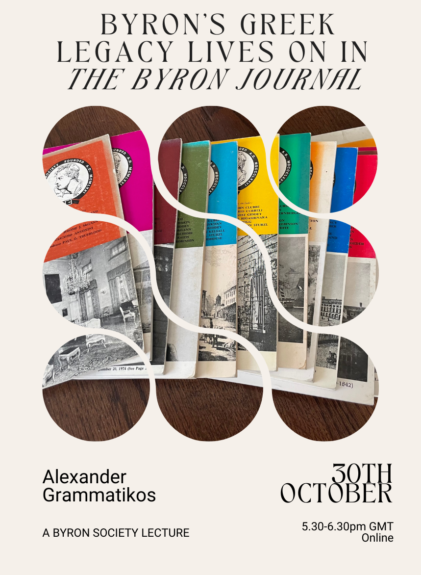 Byron’s Greek Legacy Lives on in The Byron Journal